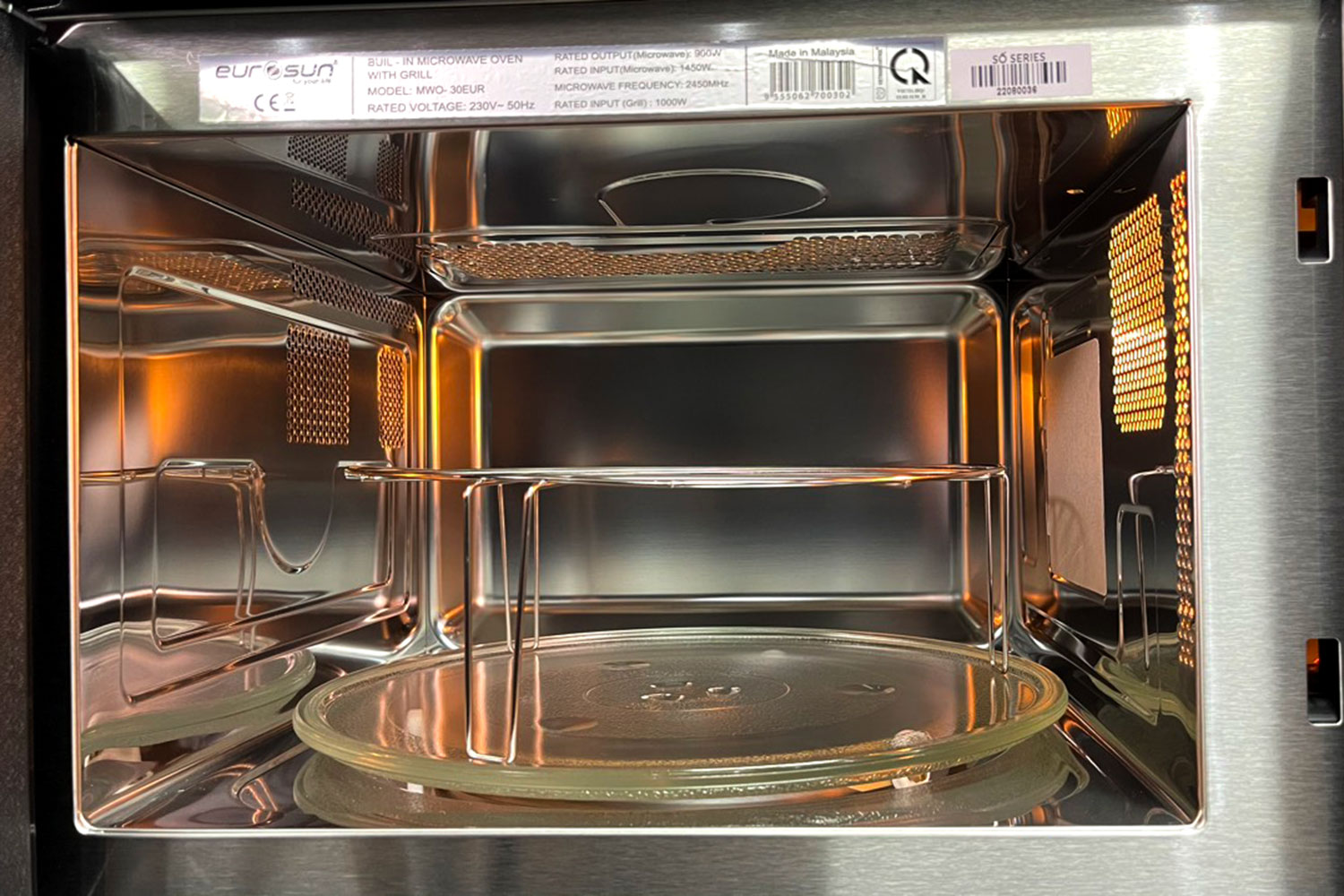 Lò Vi Sóng Có Nướng EUROSUN MWO-30EUR 28 Lít - Nhập Khẩu Malaysia