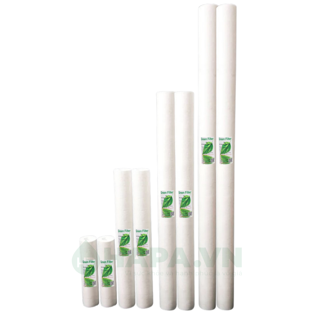 Lõi Lọc PP 100% Polypropylene - Green Filter Hàn Quốc