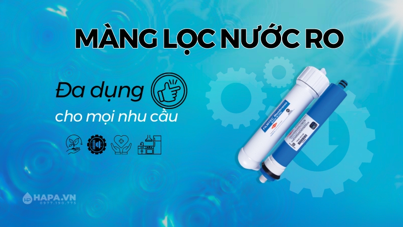 Được sử dụng để lọc nước trong nhiều lĩnh vực khác nhau - Vô cùng hiệu quả