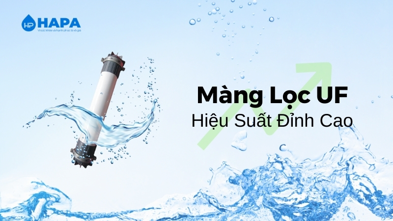 Màng lọc UF công nghiệp có khả năng loại bỏ 99,99% tạp chất trong nước