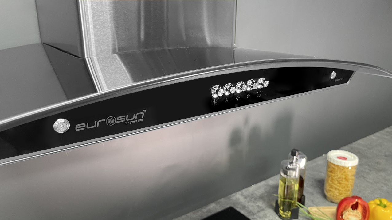 Máy Hút Mùi Gắn Tường EUROSUN EH-70K10S, EH-90K10, Công Suất 1000m³/h