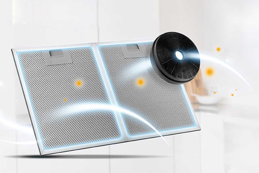 Máy Hút Mùi Đảo EUROSUN EH-90IL91 Công Suất 1200m³/h Treo Độc Lập