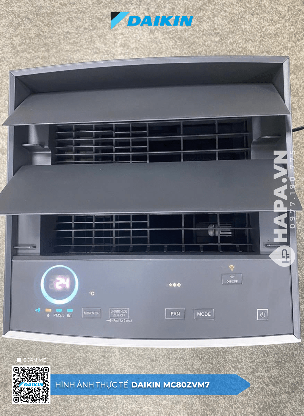 Hình ảnh thực tế của Máy Lọc Không Khí DAIKIN MC80ZVM7 tại Flora Kikyo, Quận 9, TP HCM