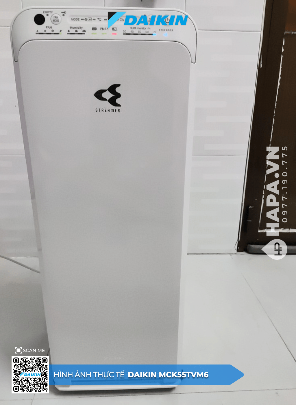 Hình ảnh thực tế của Máy Lọc Không Khí DAIKIN MCK55TVM6 tại Trường học Quận 4, TP HCM