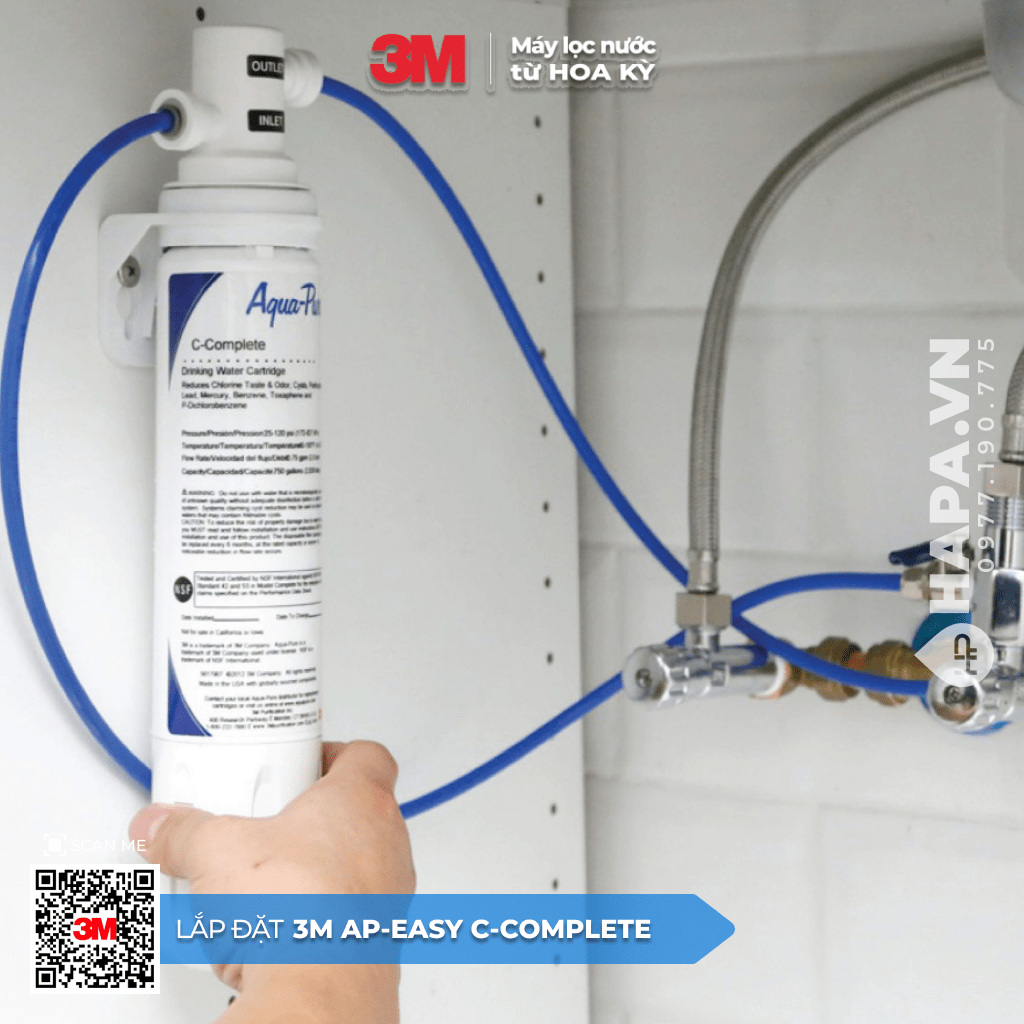 Hình ảnh thực tế Máy Lọc Nước 3M AP-EASY C-COMPLETE Nước Uống Trực Tiếp Từ Vòi