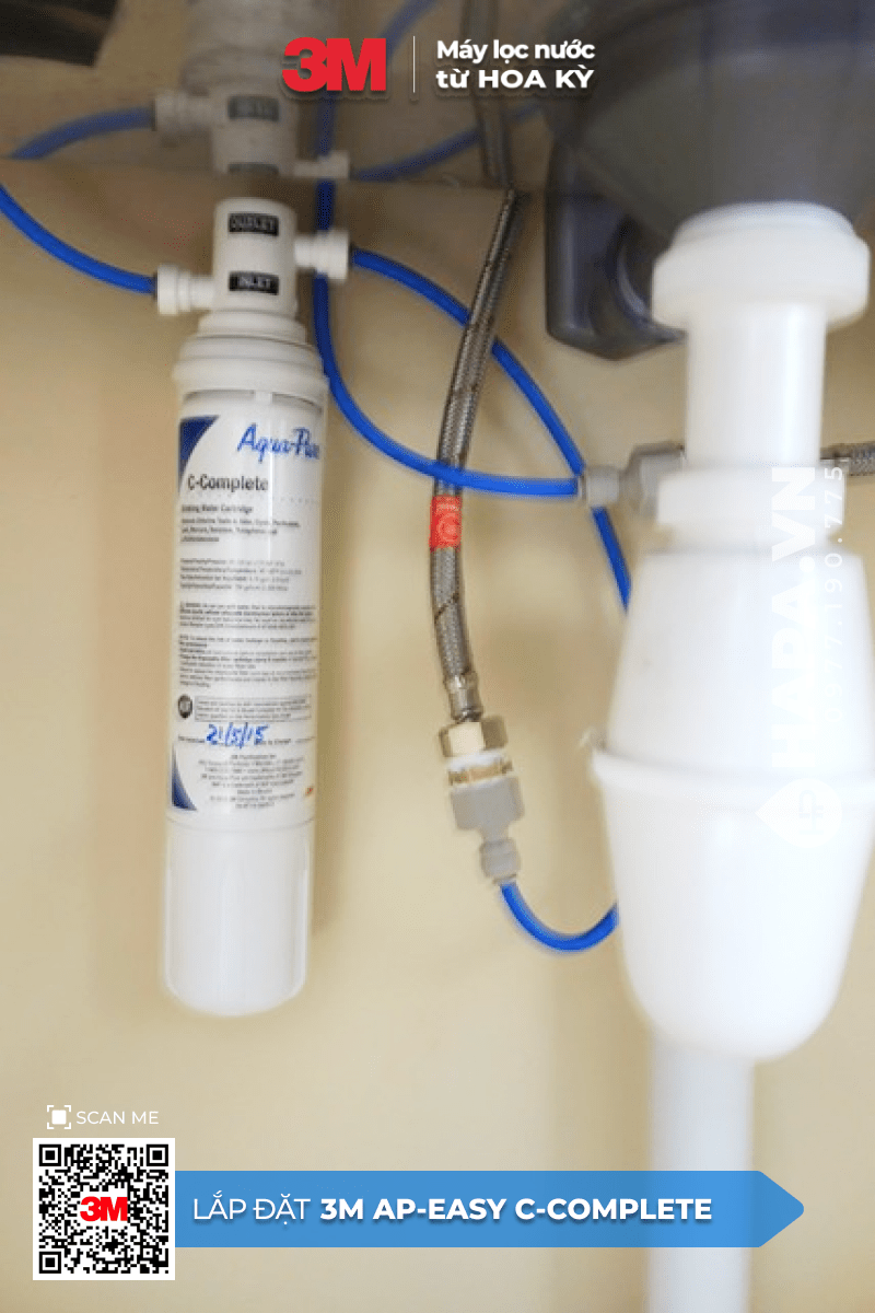 Hình ảnh thực tế Máy Lọc Nước 3M AP-EASY C-COMPLETE Nước Uống Trực Tiếp Từ Vòi