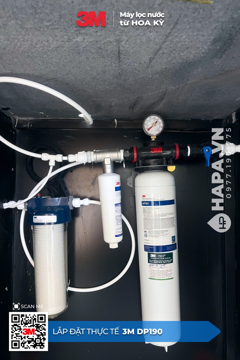Lắp Đặt Máy Lọc Nước 3M™ Aqua-Pure™ DP190 Chuyên Dùng Quán Cà Phê, Nhà Hàng - Nhập Khẩu Mỹ - 04