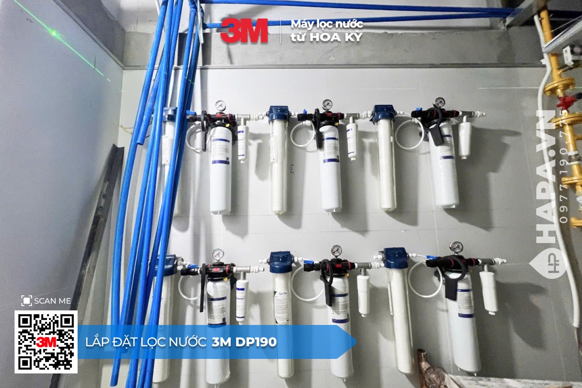 Lắp Đặt Máy Lọc Nước 3M™ Aqua-Pure™ DP190 Chuyên Dùng Quán Cà Phê, Nhà Hàng - Nhập Khẩu Mỹ - 08