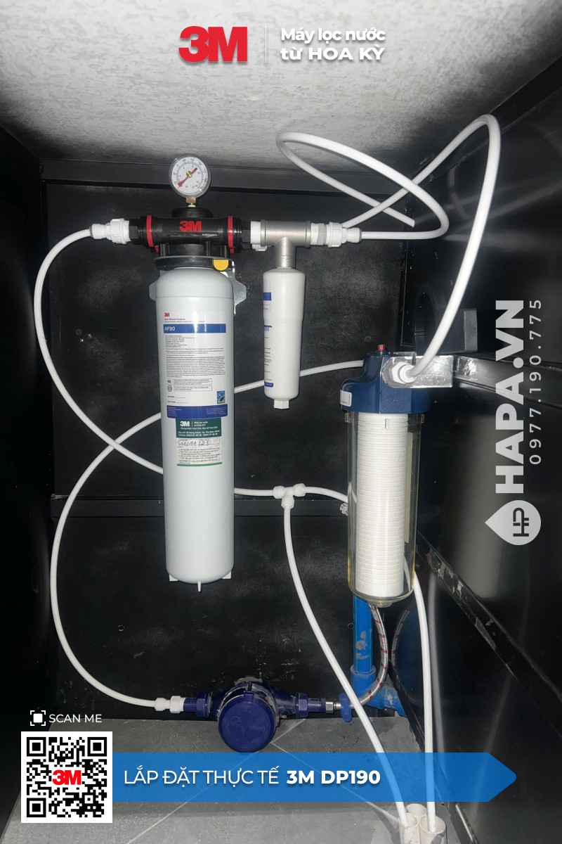 Lắp Đặt Máy Lọc Nước 3M™ Aqua-Pure™ DP190 Chuyên Dùng Quán Cà Phê, Nhà Hàng - Nhập Khẩu Mỹ - 07