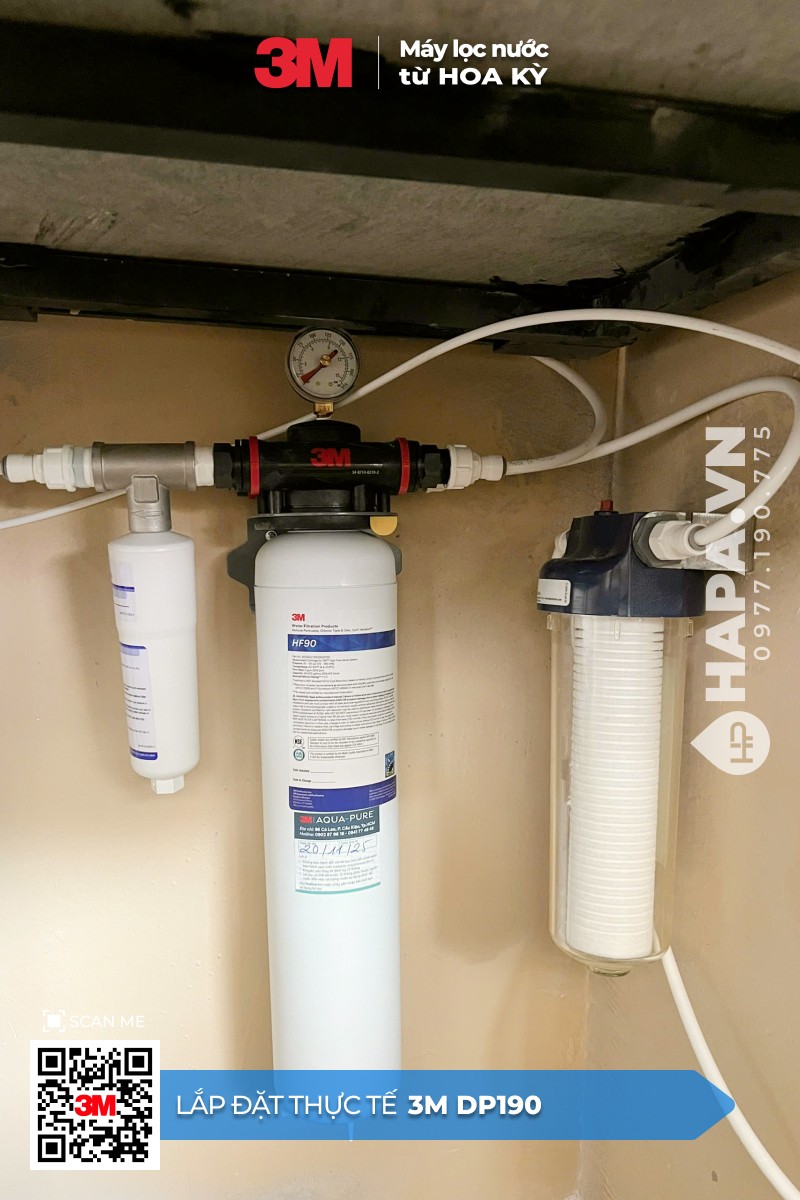 Lắp Đặt Máy Lọc Nước 3M™ Aqua-Pure™ DP190 Chuyên Dùng Quán Cà Phê, Nhà Hàng - Nhập Khẩu Mỹ - 08