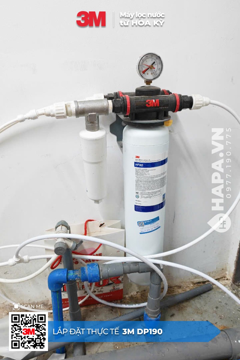 Lắp Đặt Máy Lọc Nước 3M™ Aqua-Pure™ DP190 Chuyên Dùng Quán Cà Phê, Nhà Hàng - Nhập Khẩu Mỹ - 11
