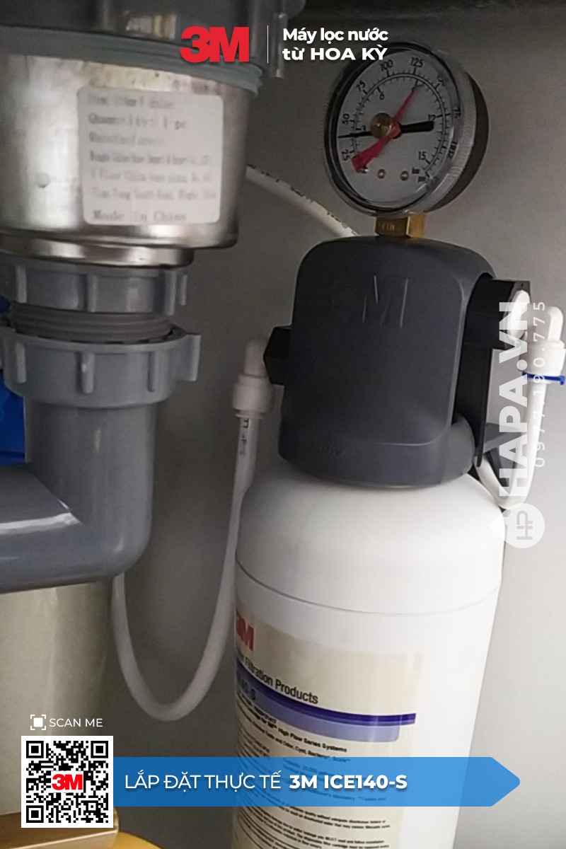 Hình ảnh lắp đặt thực tế của Máy Lọc Nước 3M ICE140-S tại Eco Green, Quận 7, TP. HCM - 2