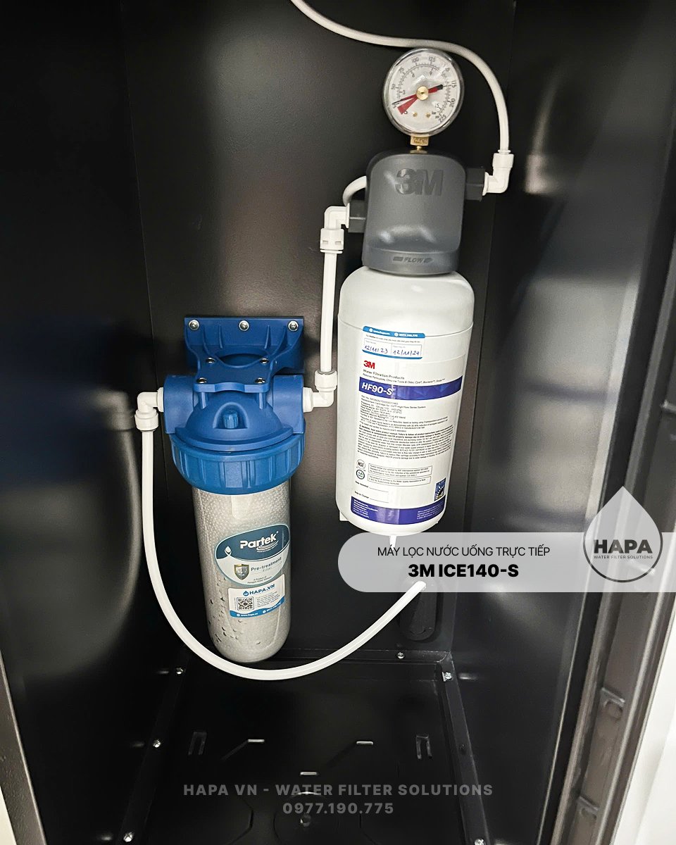 Lắp đặt thực tế Máy Lọc Nước 3M ICE140-S - Nhập Khẩu Mỹ, Nước Uống Trực Tiếp Từ Vòi cho Gia đình, Nhà hàng, Quán cà phê, Văn phòng tại HAPA VN - 2