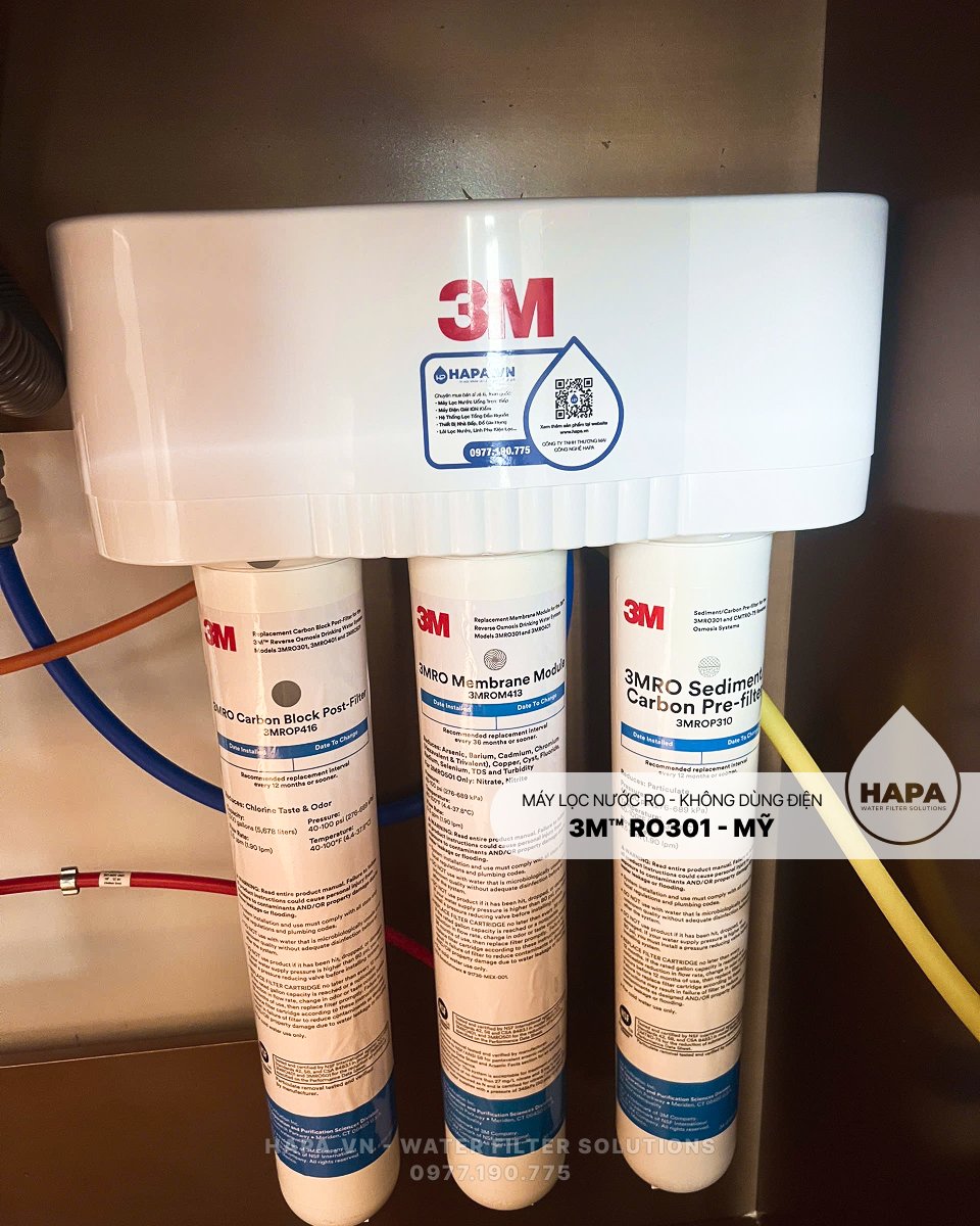 Lắp đặt Máy Lọc Nước 3M RO301 tại Căn hộ Vinhomes Golden River Ba Son - Chính hãng Mỹ mua tại HAPA.VN - 2