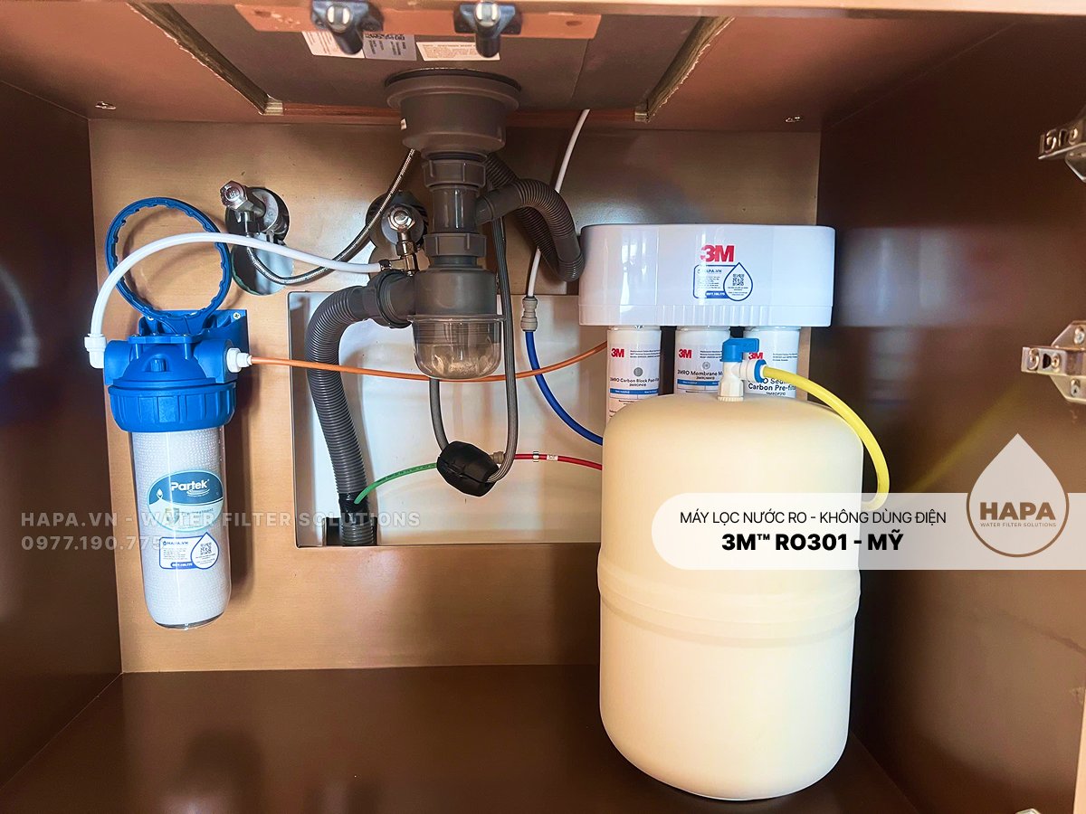 Lắp đặt Máy Lọc Nước 3M RO301 tại Căn hộ Vinhomes Golden River Ba Son - Chính hãng Mỹ mua tại HAPA.VN - 3