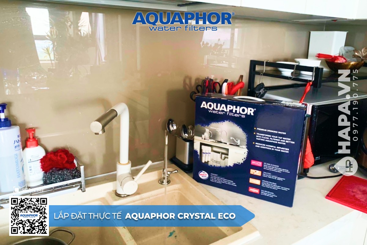 Hình ảnh lắp đặt thực tế của Máy Lọc Nước AQUAPHOR CRYSTAL ECO tại 4S Linh Đông, Thủ Đức, TPHCM - 2