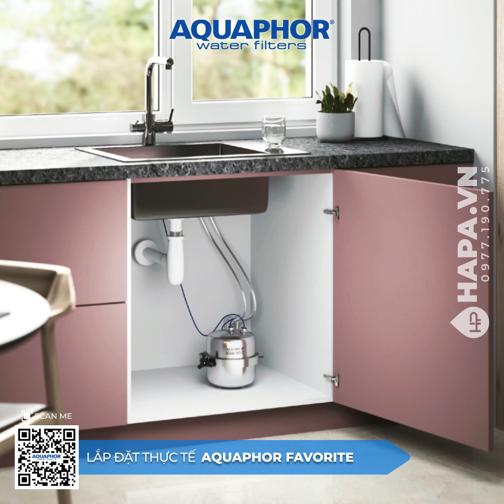Hình ảnh lắp đặt Máy Lọc Nước AQUAPHOR FAVORITE tại Căn hộ Pegasuite, Quận 8, TP. HCM