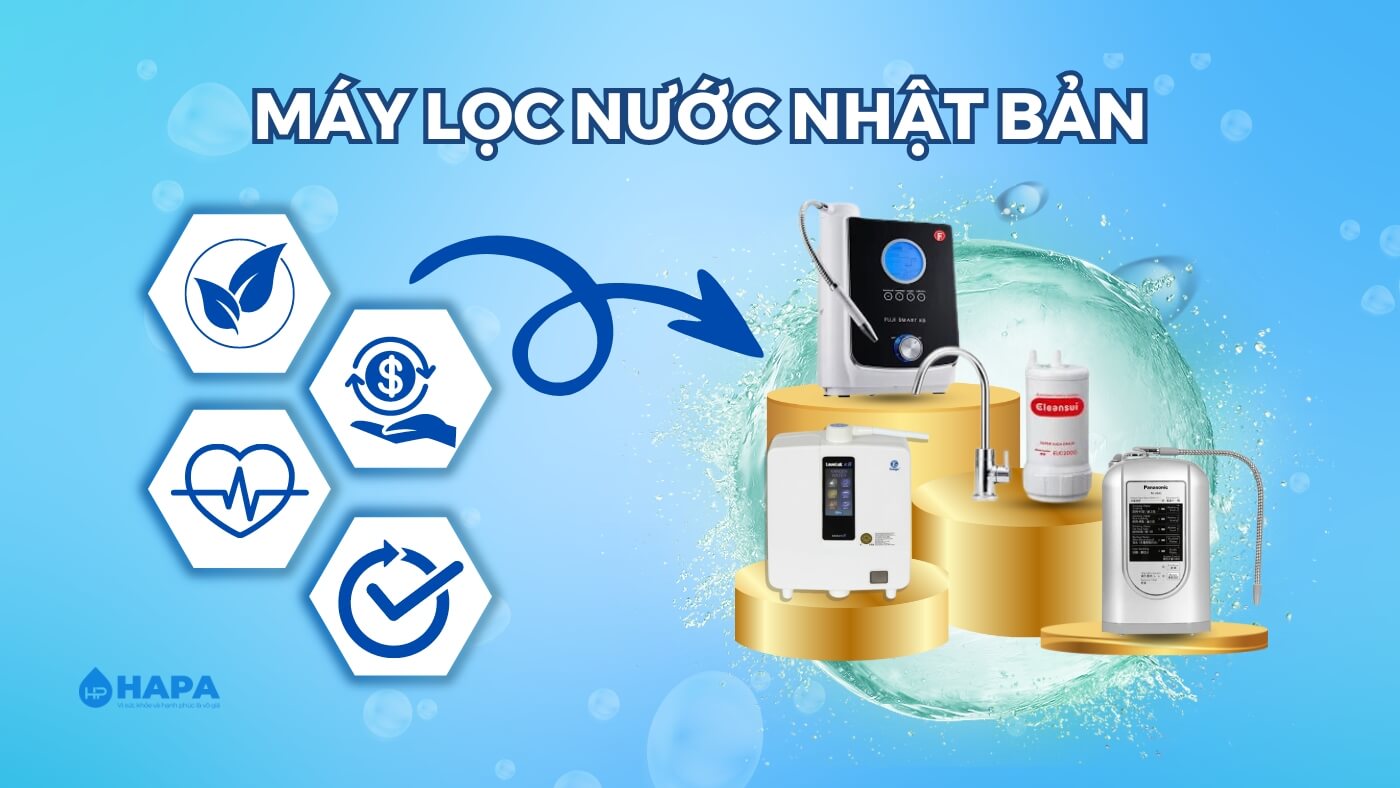 Máy lọc nước Nhật đảm bảo an toàn sức khỏe cho cả gia đình bạn