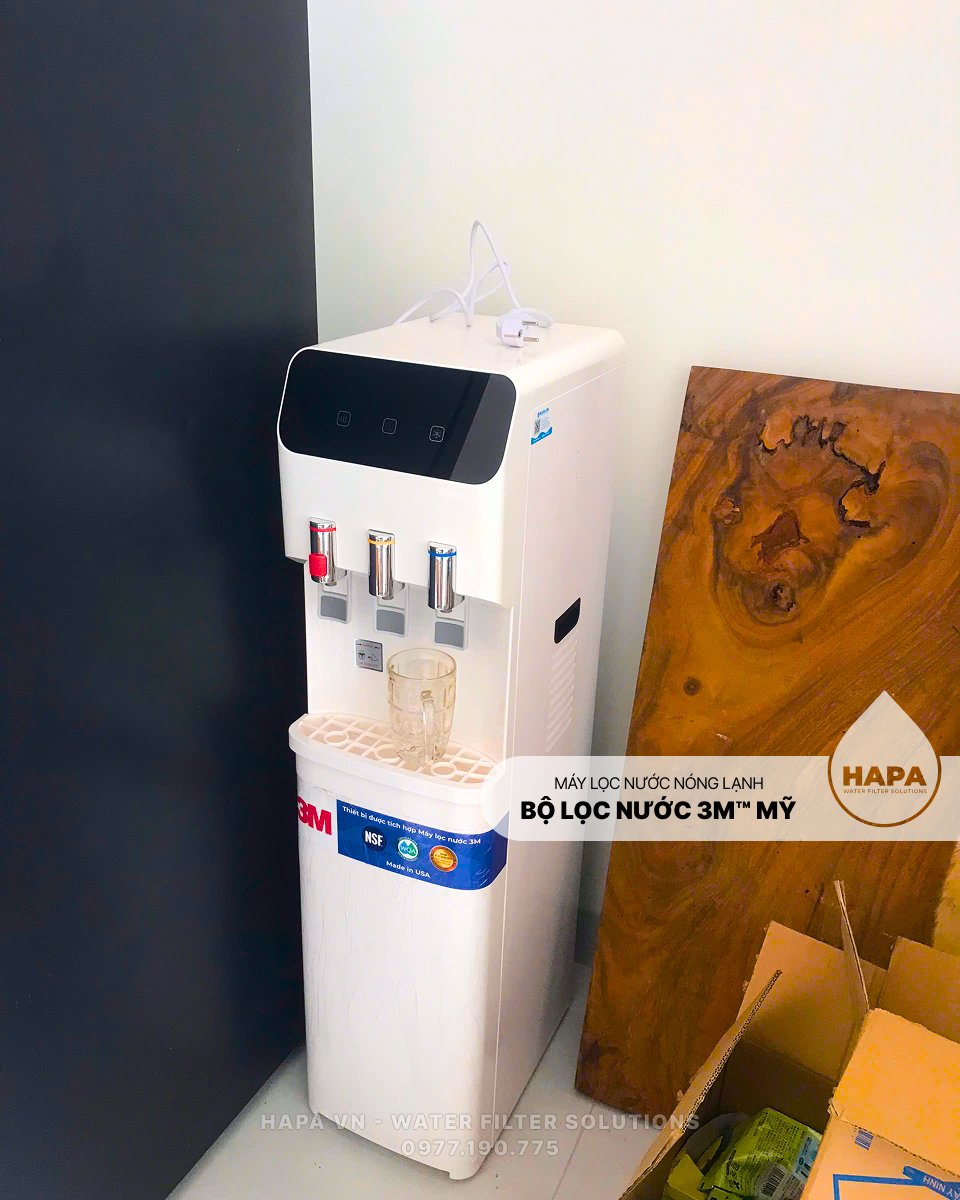 Hình ảnh lắp đặt thực tế Máy Lọc Nước Nóng Lạnh 3M™ Mỹ cho gia đình, văn phòng Hà Nội, Đà Nẵng, TP. Hồ Chí Minh - tại HAPA.VN - 2