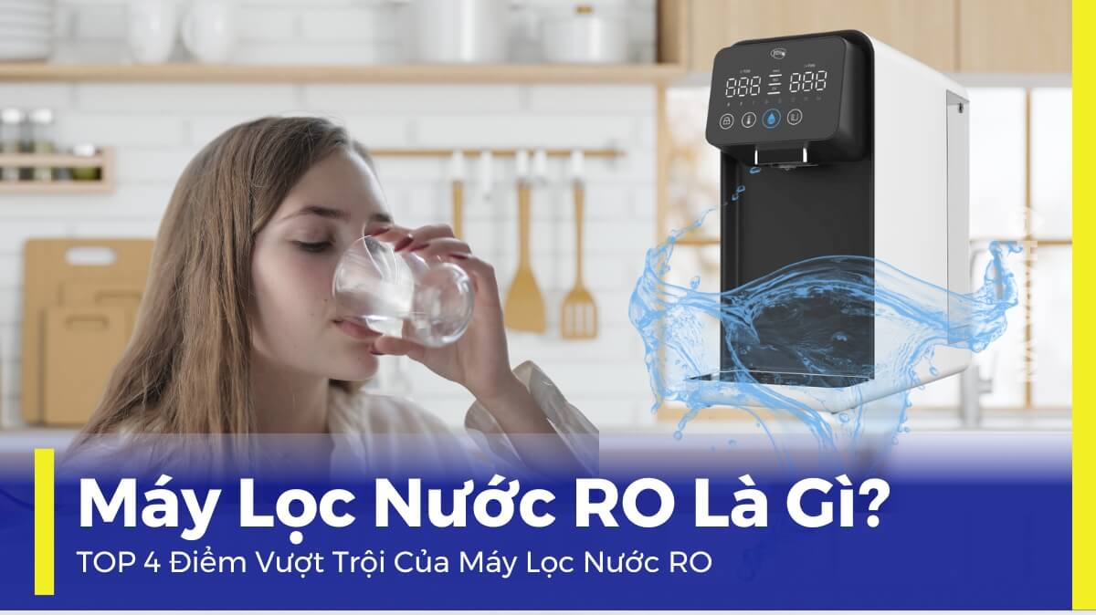 Máy Lọc Nước RO với kích thước khe siêu nhỏ, loại bỏ hiệu quả các tạp chất trong nước