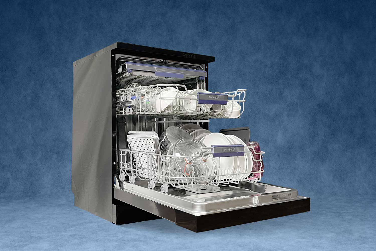 Máy Rửa Chén EUROSUN SMS81EU19EB, SMS81EU19ES - Nhập Khẩu Thái Lan