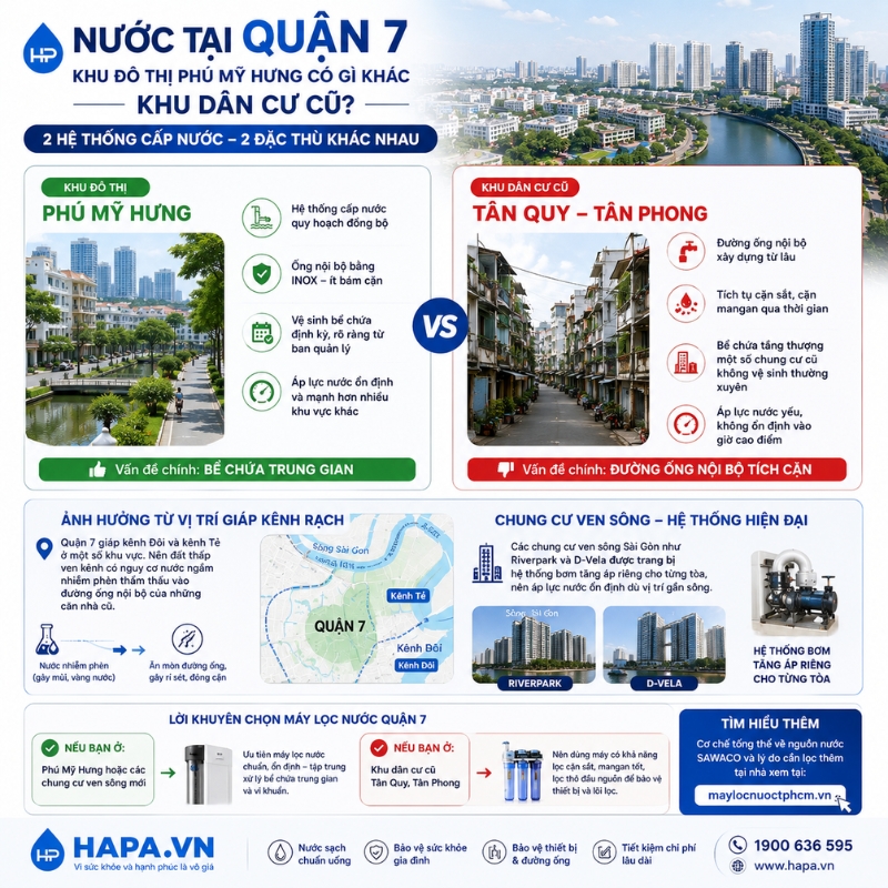 Máy lọc nước Quận 7 - lắp đặt thực tế tại Phú Mỹ Hưng, Riverpark, D-Vela