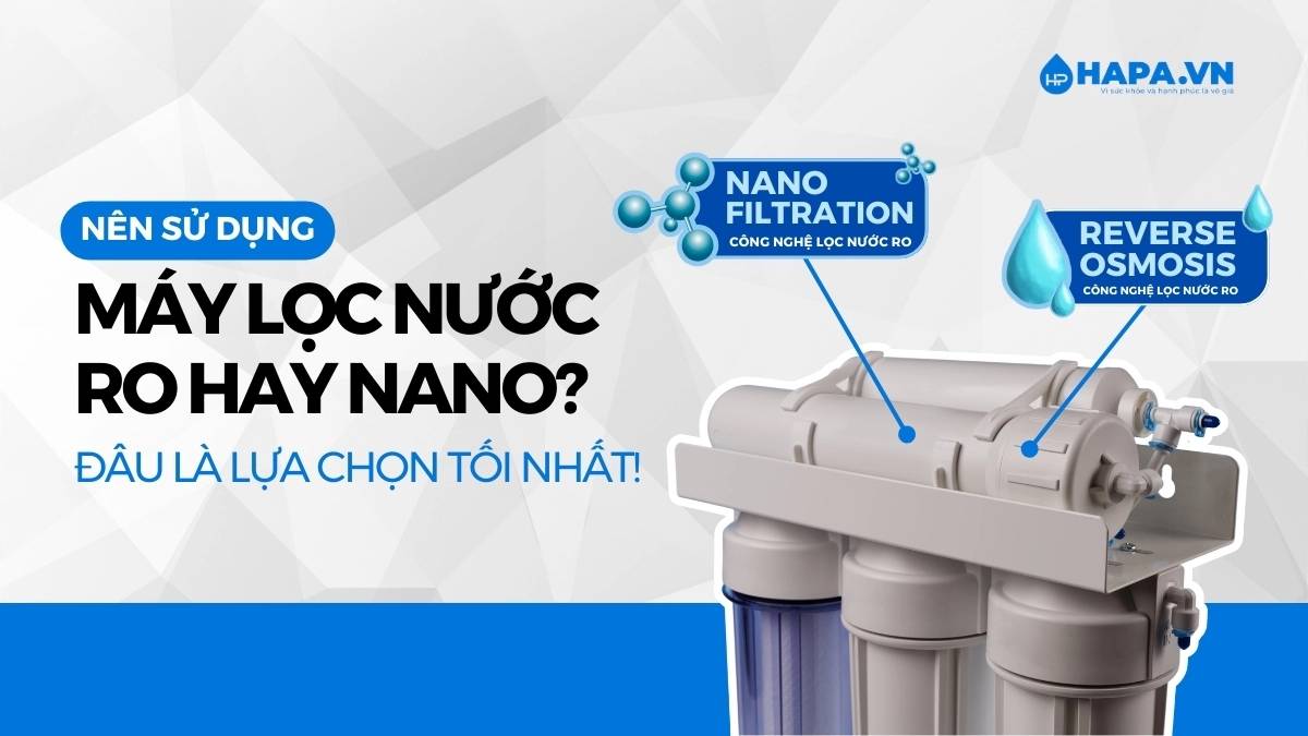 Nên Sử Dụng Máy Lọc Nước NANO Hay RO?