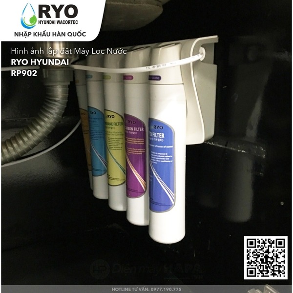 Hình lắp đặt thực tế máy lọc nước RYO Hyundai - 4