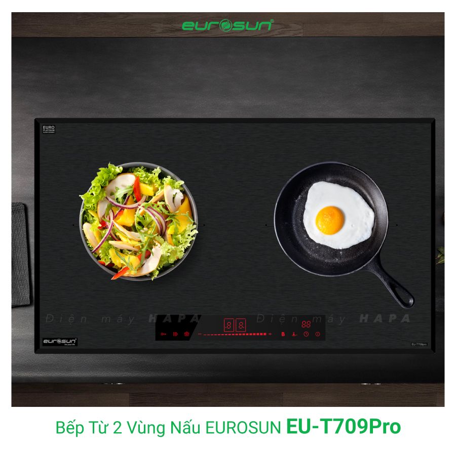Bếp Từ Đôi Eurosun EU-T709Pro - Inverter thông minh, Nhập khẩu chính hãng