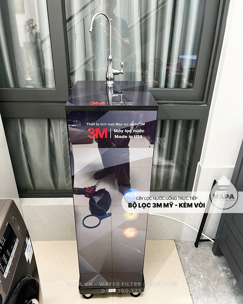 Lắp đặt Cây Lọc Nước Uống 3M ICE140-S Không Dùng Điện - Bộ lọc nhập khẩu Mỹ tại Hà Nội - 1