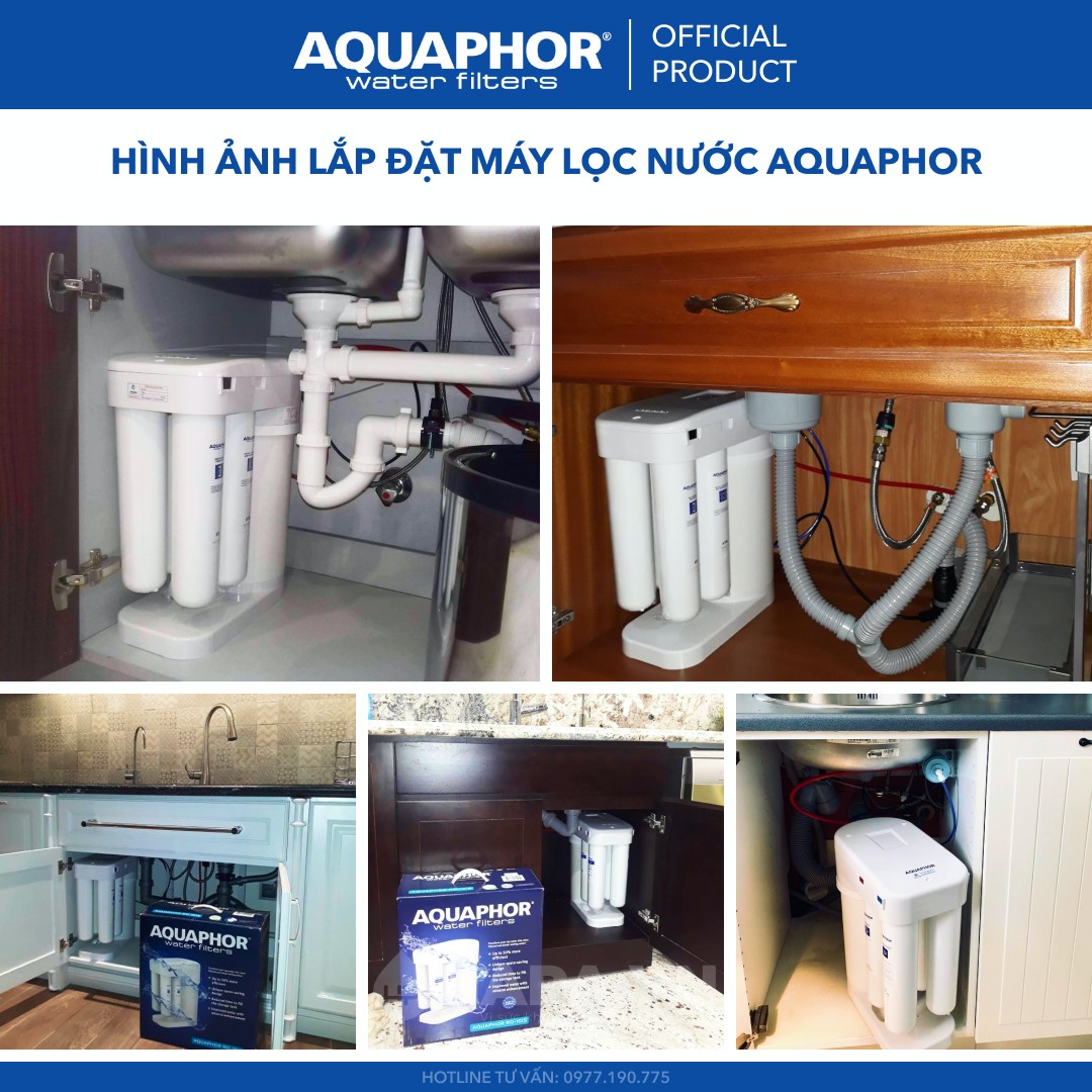 Máy Lọc Nước AQUAPHOR MORION  R.O Không Dùng Điện - Nhập Khẩu Châu Âu