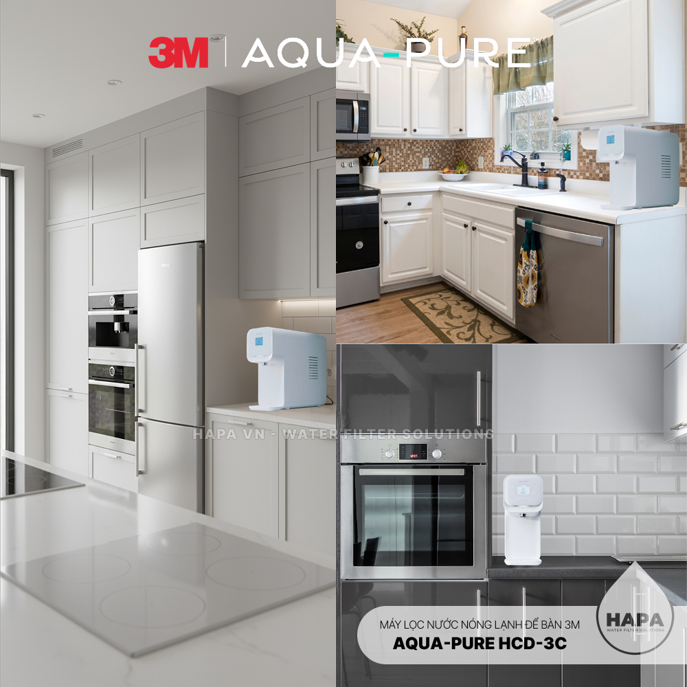 Hình ảnh lắp đặt thực tế của Máy Lọc Nước Nóng Lạnh Để Bàn 3M Aqua-Pure HCD-3C tại HAPA VN - 01