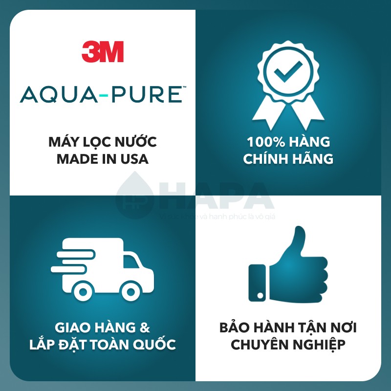Máy Lọc Nước Nóng Lạnh 3M Aqua-Pure HCD-3C được cung cấp chính hãng, giá tốt, miễn phí lắp đặt toàn quốc khi mua tại HAPA VN