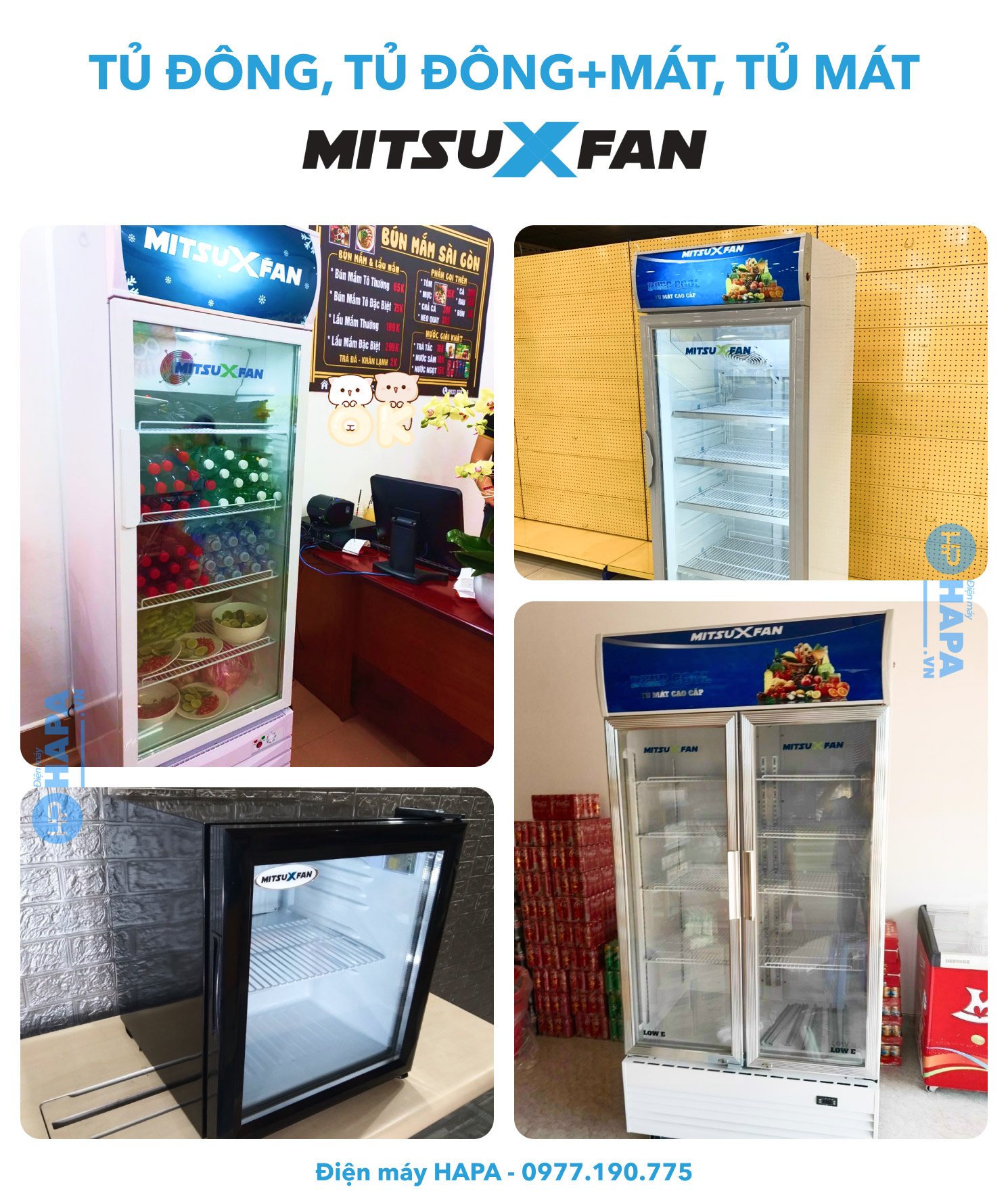 Hình ảnh thực tế Tủ Đông Cao Cấp MITSUXFAN Đầy Đủ Phiên Bản - Điện máy HAPA - 05