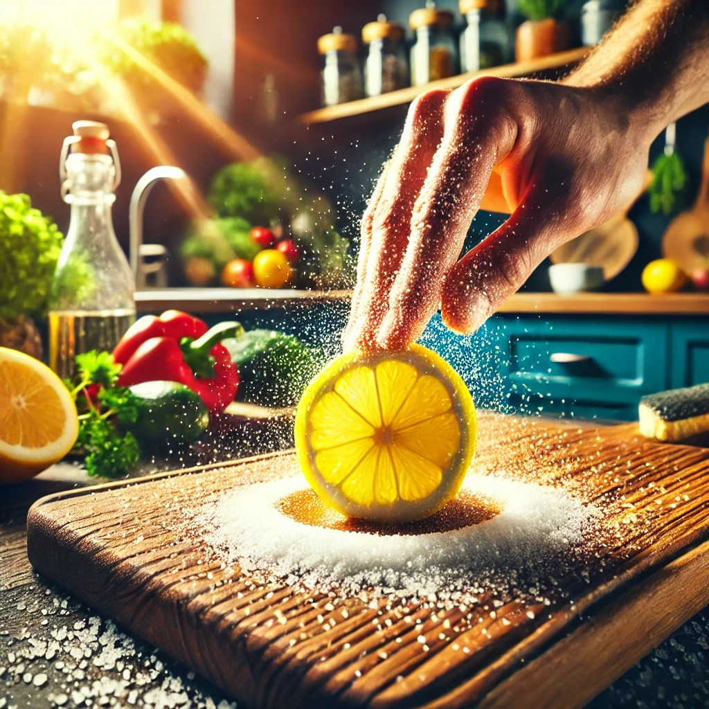 Bí Quyết Làm Sạch Thớt Hiệu Quả Với Muối Và Chanh – Tự Nhiên, An Toàn Cho Gia Đình