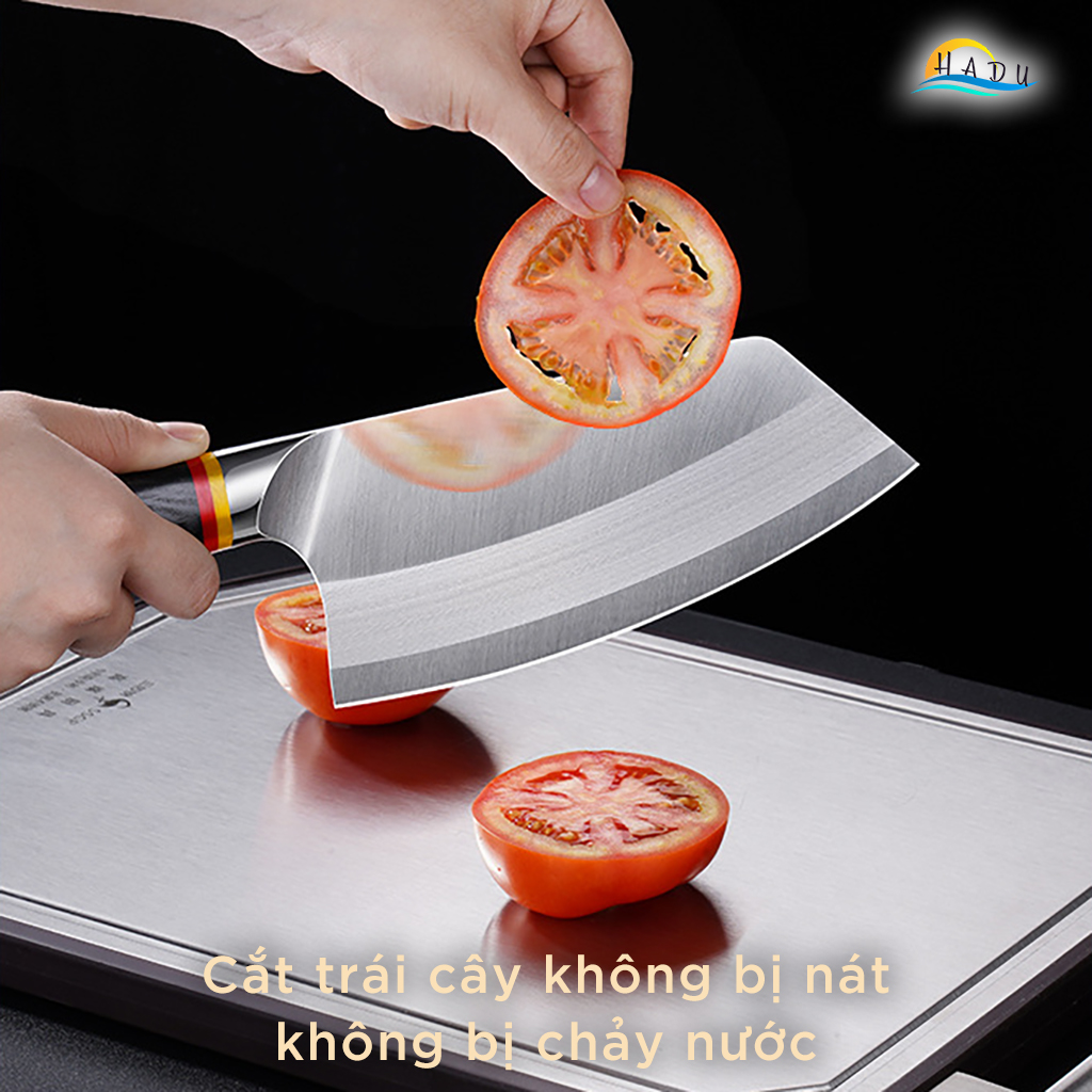 Dao Chặt Xương SSGP Thép Đức 1.4116, Độ Cứng 58HRC, Cán Gỗ, Đạt Chất Lượng LFGB Đức