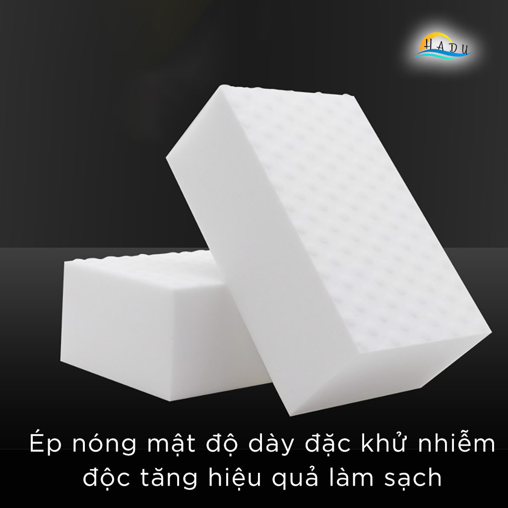 Miếng Rửa Chén Bát Bọt Biển Nano Cao Cấp HADU