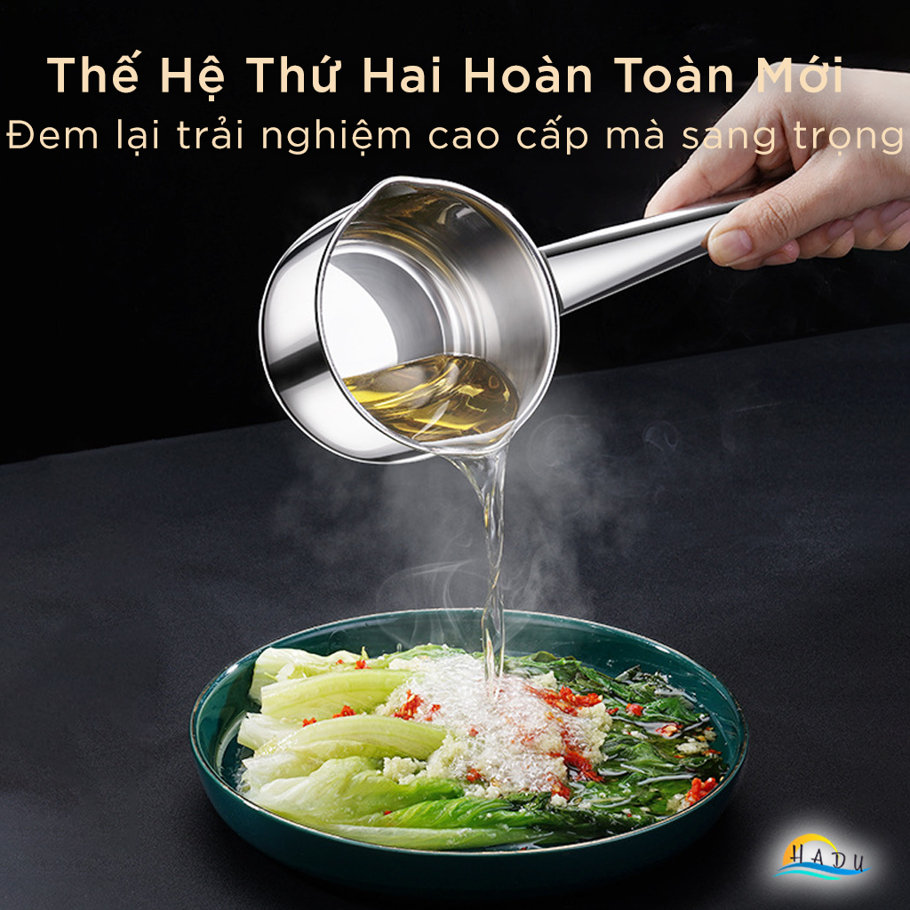 Nồi Inox 304 Cao Cấp, Vòi Rót Dầu Trơn Tru, Cấu Tạo 3 Lớp Truyền Nhiệt Đều, Dùng Được Cho Bếp Từ SSGP