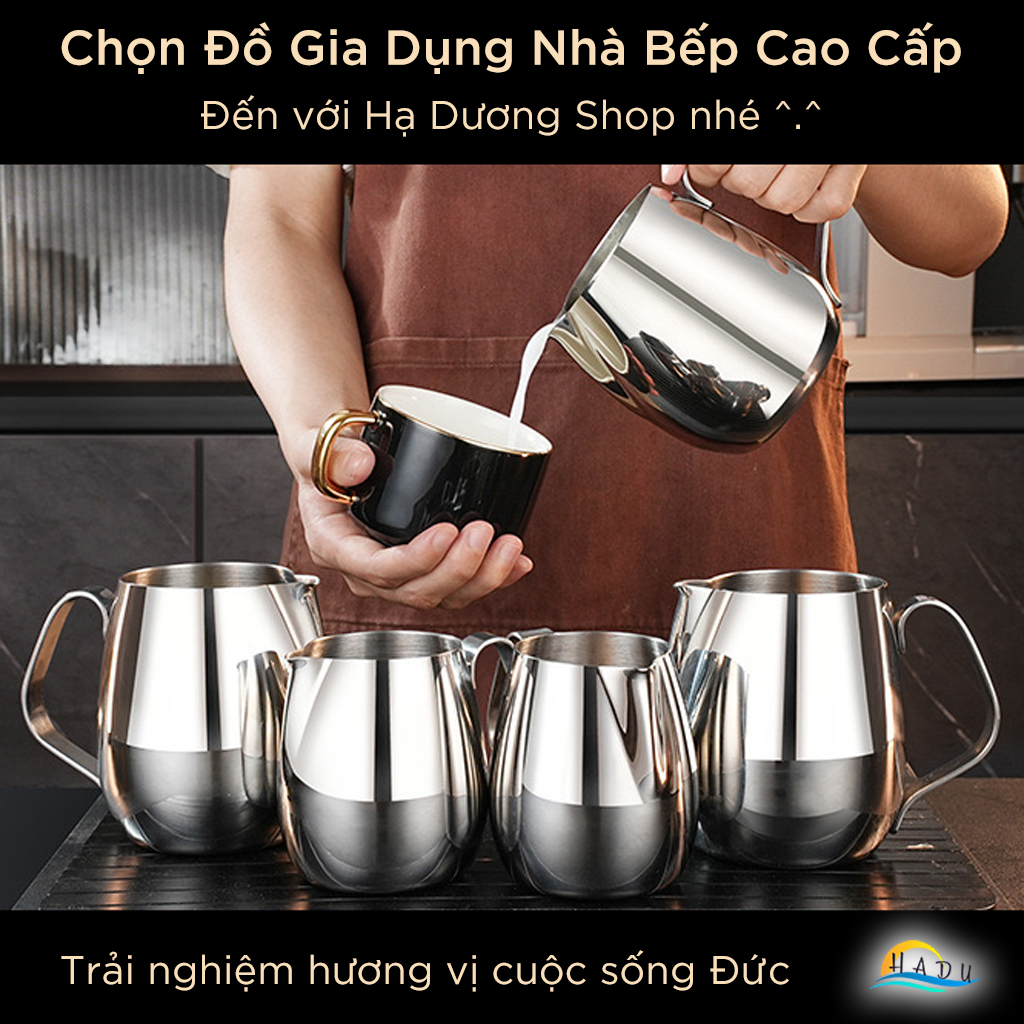 Cốc Pha Cà Phê Inox 304 350ml 600ml Cao Cấp Đạt Chất Lượng LFGB Đức SSGP