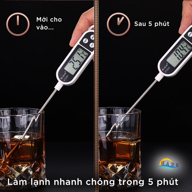 Bộ Viên Đá Lạnh Vĩnh Cửu Inox 304 SSGP, Không Tan, Kèm Kẹp Gắp và Khay Đựng, Đạt Chất Lượng LFGB Đức