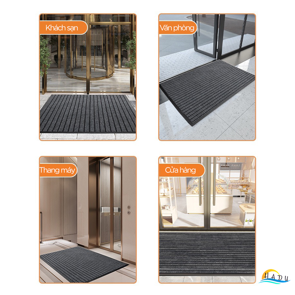 Thảm Bếp Chống Trượt HADU, Chống Mỏi Chân, Chống Nước, 50x80cm, Chất Liệu PVC