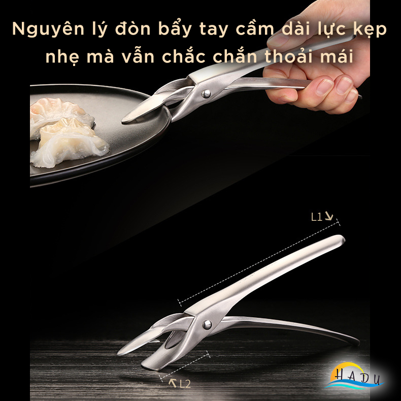 Kẹp Gắp Đồ Nóng Inox 304 Cao Cấp Kháng Khuẩn Đạt Chất Lượng Đức SSGP
