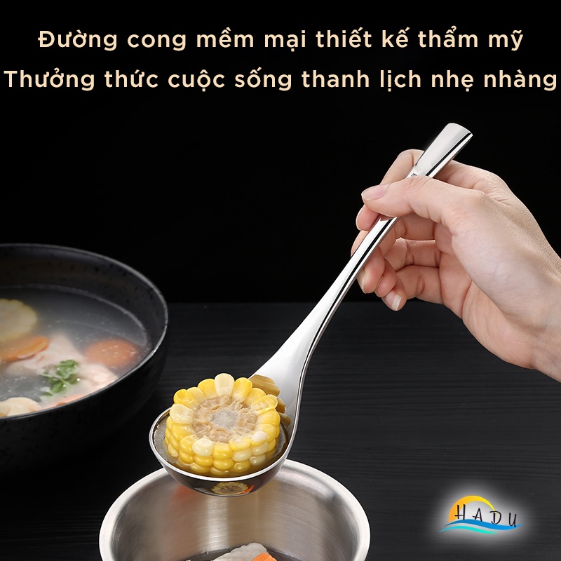 Muôi Múc Canh Inox 304 Cao Cấp – Chống Nóng, Thiết Kế Sang Trọng, An Toàn Cho Sức Khỏe SSGP