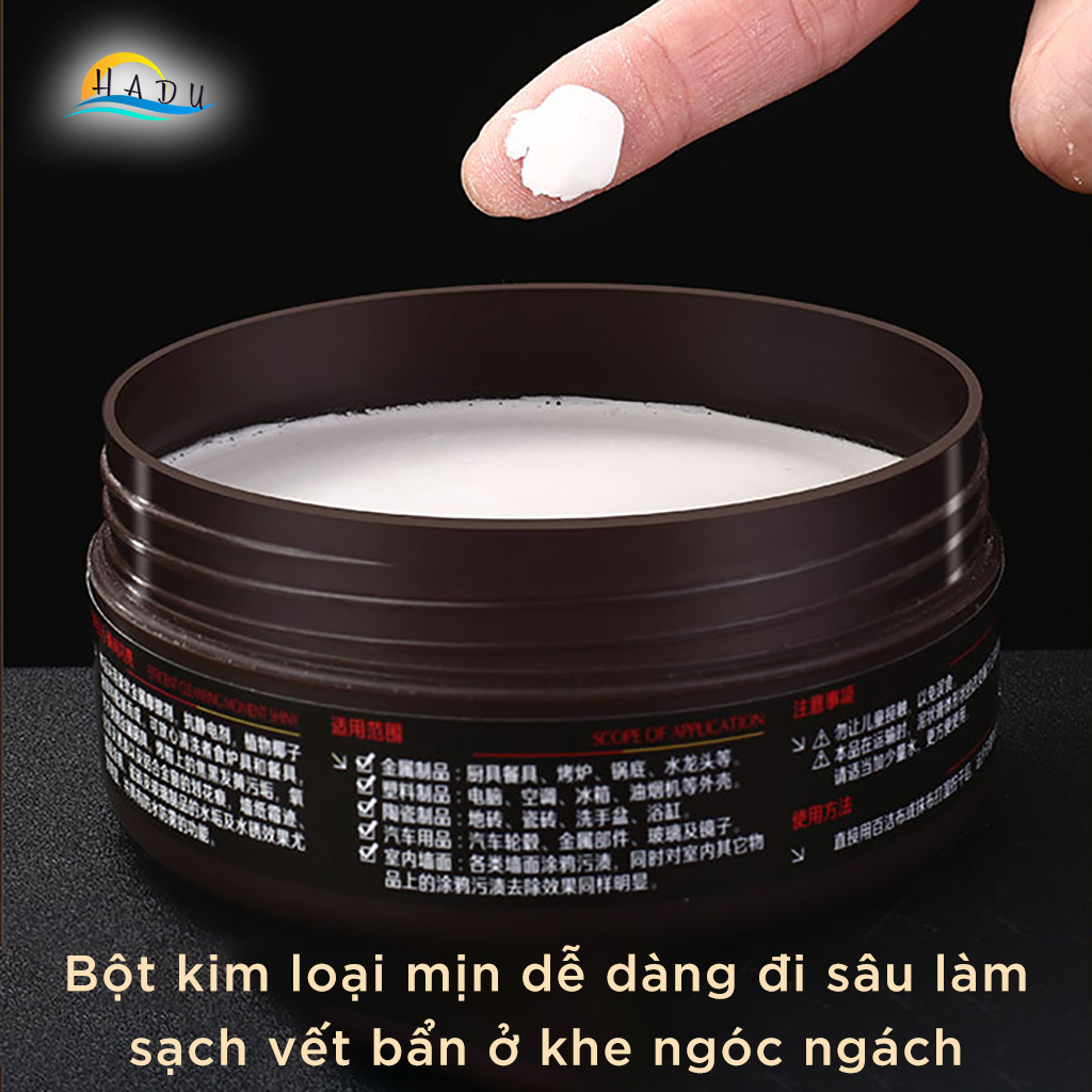 Kem Tẩy Rửa Đa Năng SSGP 200g, Chuyên Tẩy Vết Cháy Xoong Nồi, Đánh Bóng Inox, Đạt Chất Lượng LFGB Đức