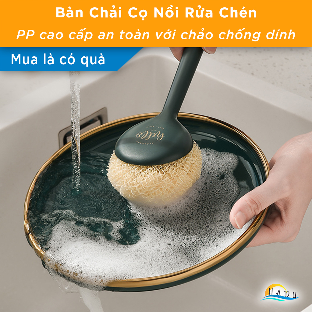 Bàn Chải Cọ Nồi Rửa Chén Cầm Tay Đa Năng Thông Minh An Toàn Với Lớp Chống Dính Cao Cấp CCKO