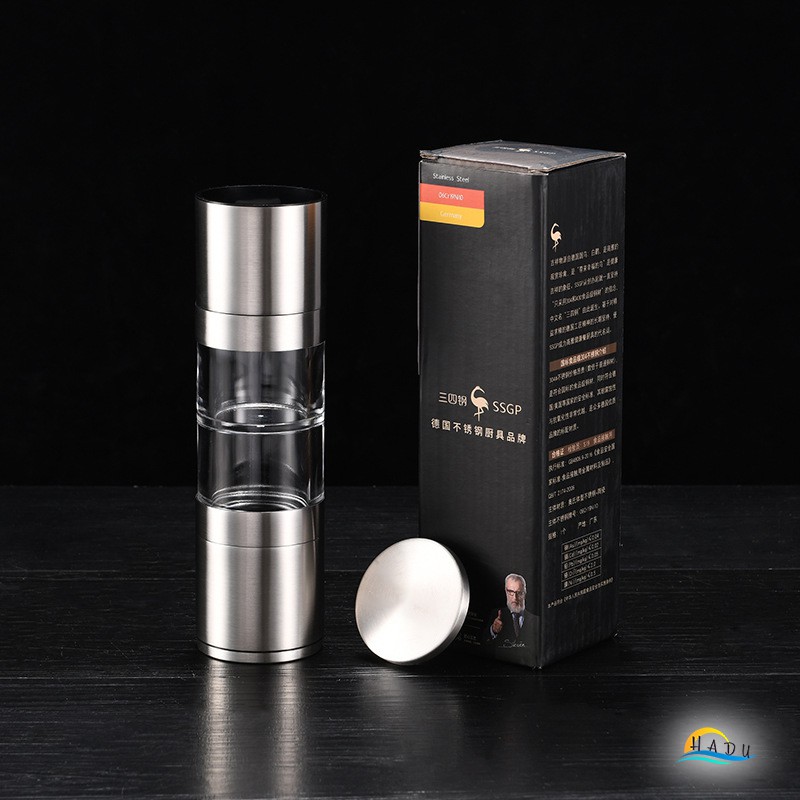 Dụng Cụ Lọ Cối Xay Tiêu Cầm Tay Inox Thủy Tinh Cao Cấp Đạt Chất Lượng Đức SSGP