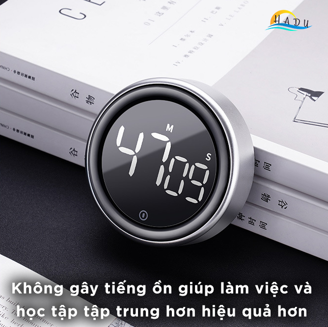 Đồng Hồ Đếm Ngược Giờ Học Tập Thời Gian Nấu Ăn Cao Cấp Nam Châm Hút SSGP
