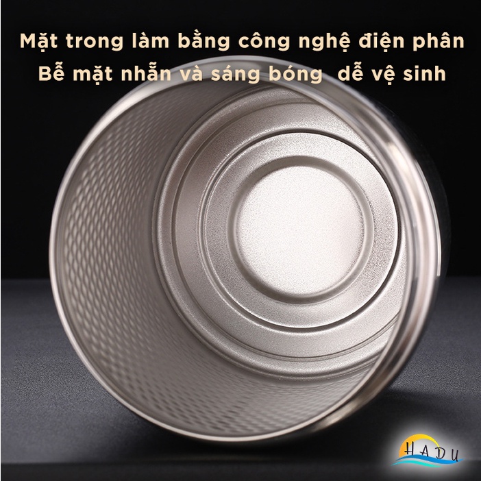 Hộp Đựng Trà Cafe Đồ Khô Và Ngũ Cốc Inox Có Nắp Cao Cấp Đạt Chất Lượng Đức HADU