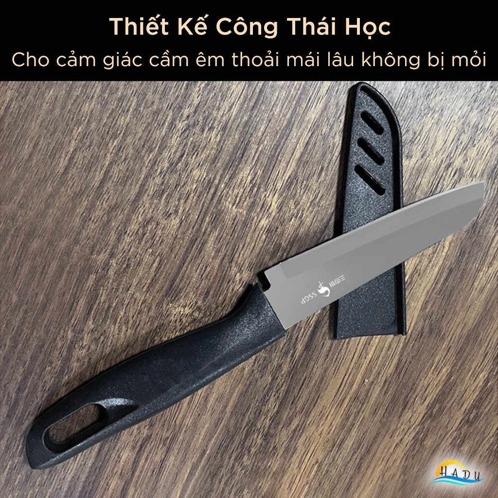 Dao Gọt Hoa Quả Đa Năng Cao Cấp SSGP, Dao Gọt Trái Cây Có Vỏ Bao An Toàn Đạt Chất Lượng LFGB Đức