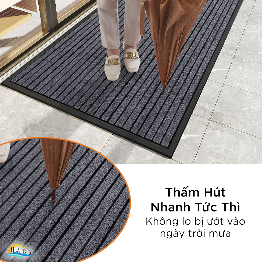 Thảm Bếp Chống Trượt HADU, Chống Mỏi Chân, Chống Nước, 50x80cm, Chất Liệu PVC